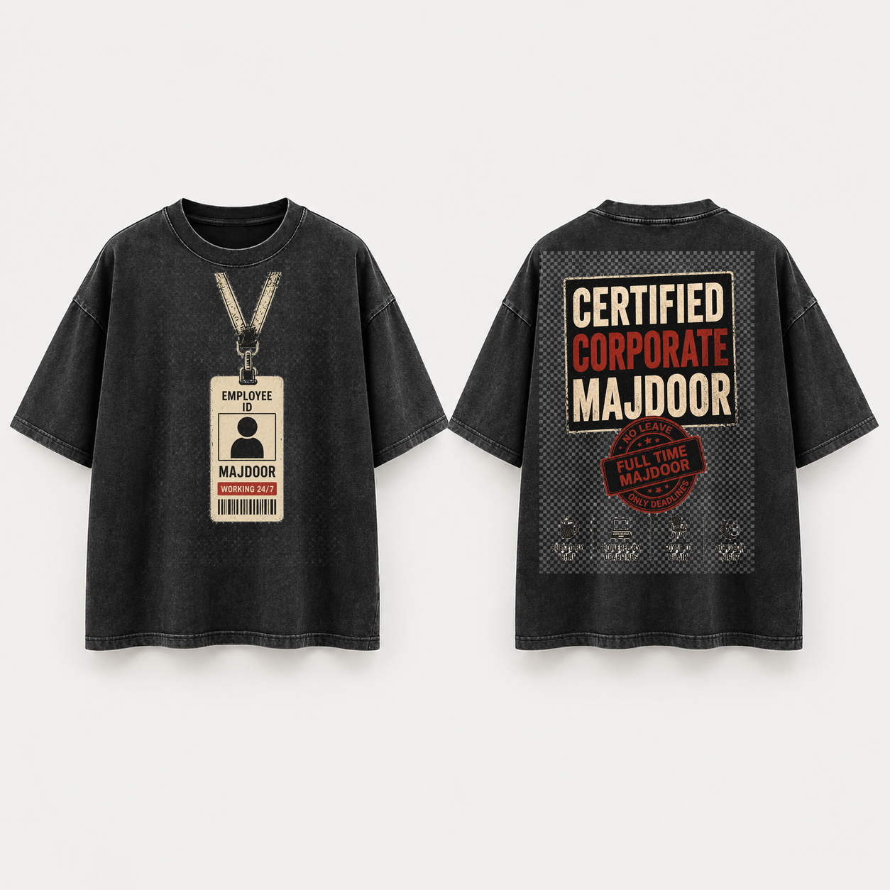 Employee Majdoor Oversized mockup