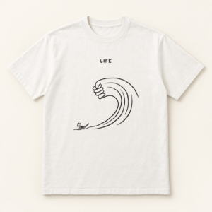 Life Waves Classic Crew mockup